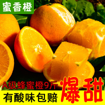 现摘广西桂林A级蜜香橙 纯甜蜂蜜冰糖橙当季新鲜水果整箱橙子10斤