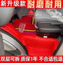 国六福田图雅诺E6全包围脚垫驾驶室单排地垫图雅诺E5商务货车脚垫