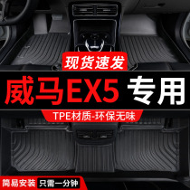 tpe适用威马ex5专用汽车脚垫全包围ex5z地垫配件内饰改装装饰用品