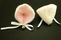 现货 犬夜叉白黑色COS猫耳朵白色 日本动漫人物装饰配件玩具 礼物