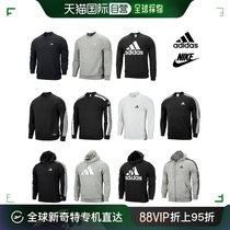 韩国直邮Nike 运动T恤 [Adidas] 男士 套头衫 长袖 圆领 T恤 帽子
