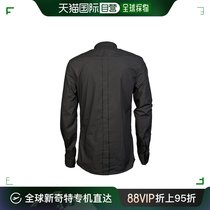香港直邮VERSACE 男士黑色棉质长袖衬衫 BU20115-BT10183-B1008