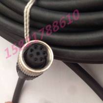 10米M12线缆A编码8芯母头航空插头西克SICK传感器连接线6020352