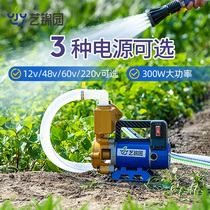 浇菜神器农用浇地灌溉抽水机12V48V220V大功率家用自动浇水机水泵