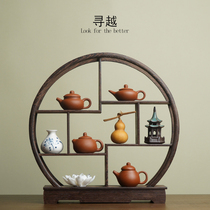 新中式摆件客厅玄关电视柜子办公室茶桌家居实木质禅意装饰工艺品