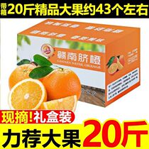正宗江西赣南脐橙橙子新鲜水果现摘10斤特级礼盒装大果产地直发