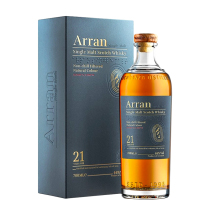 Arran艾伦21年单一麦芽苏格兰威士忌700ml原装进口正品洋酒