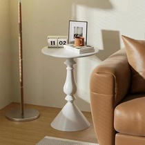 北欧沙发小户型客厅家用茶几奶油现代简约床头创意阳台边桌圆桌