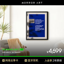 MORROR ART T2壁画歌词音箱悬浮字幕壁挂蓝牙油画音响家居礼物