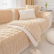 沙发垫新款2023冬季防滑加厚毛绒沙发套罩家用高级可定制沙发盖布