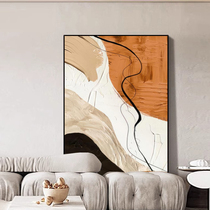 抽象艺术装饰画高级感客厅画走廊壁画沙发背景画过道玄关肌理挂画