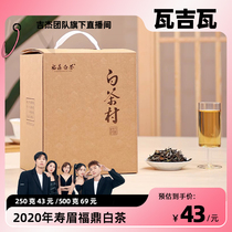 【主播推荐】白茶村 福鼎白茶2020年寿眉老白茶250克礼盒装