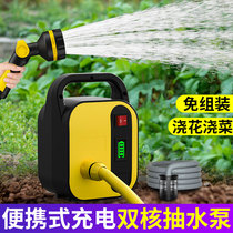 小型家用灌溉充电式无线抽水泵抽水机浇菜神器浇水机农用菜地浇水