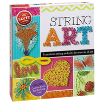 正版 Klutz String Art 创意手工艺术DIY 绳线艺术 英文原版玩具书 儿童益智图书玩具 手工制作礼盒 英文版进口书籍