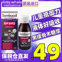 Sambucol英国黑接骨木糖浆120ml 提高1-12岁儿童体质免疫力维生素