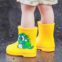 婴儿雨靴儿童靴子水鞋男孩男款男童雨鞋女孩女童宝宝2岁雨具套装