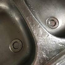 2个装 不锈钢小过滤网浴室地漏阳台下水口小号滤网洗手盆隔渣网