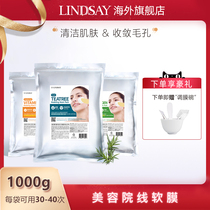 韩国霖赛林赛Lindsay茶树软膜粉清洁控油面膜粉泥膜美容院专用女