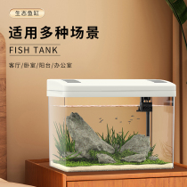 鱼缸小型客厅2023新款造景金鱼斗鱼生态缸亚克力乌龟饲养缸特大号