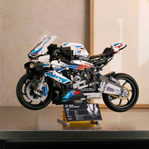 中国积木机械宝马杜卡迪M1000RR摩托益乐成人高难度模型拼装玩具