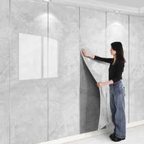 PVC铝塑板自粘仿大理石瓷砖墙贴电视背景墙2024新款墙面装饰墙板
