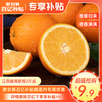正宗江西赣南脐橙当季新鲜甜橙子时令现摘水果手剥橙子整箱