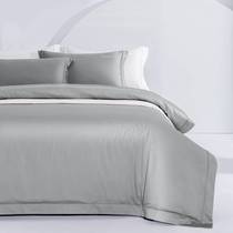 新款晋帛家纺60长绒棉床上用品床品套件床单纯色简约四件套全棉纯