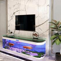 家美161水奇换电视柜玻璃鱼智能水族箱客厅缸家用中型生态免送货
