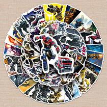 50张变形金刚热门电影擎天柱人物卡通涂鸦装饰汽车滑板车摩托贴纸