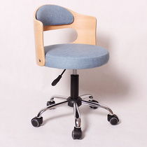 实木小巧电脑椅子简约书桌学生升降椅小型书房家用靠背办公转椅