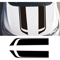 外贸 汽车贴纸机盖装饰贴条纹贴花适用于所有汽车SUV越野车辆通用