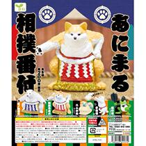 现货日本Yell扭蛋 柴犬秋田模型 猫咪青蛙仓鼠摆件 动物相扑比赛
