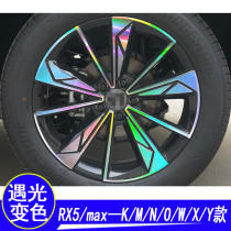 专用于20款荣威RX5轮胎装饰贴纸RX5MAX改装专用车贴轮毂圈保护贴