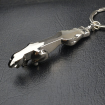汽车钥匙挂件钥匙扣重金属高档豹头钥匙链钥匙挂饰小礼品