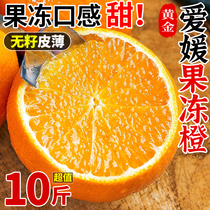 四川黄金爱媛果冻橙10斤当季新鲜橙子现摘手剥橙柑橘甜蜜桔子包邮
