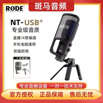 RODE罗德NT-USB+麦克风电脑配音手机录音话筒网络直播K歌