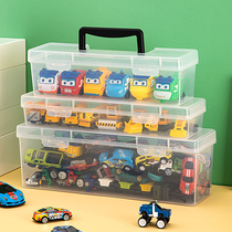 儿童小汽车玩具收纳盒风火轮合金汽车模型手提收纳箱杂物储物盒