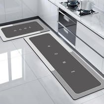 厨房垫可擦免清洗耐脏脚垫吸油吸水硅藻泥软垫防滑长条地毯地垫