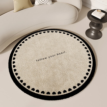美式复古圆形地毯客厅沙发茶几阳台小户型卧室衣帽间椅子床边地垫