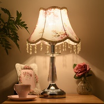 欧式卧室台灯床头灯温馨浪漫结婚房个性创意可调光LED床头柜台灯
