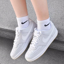 Nike耐克官方女鞋空军一号简版运动鞋夏季低帮皮面板鞋CD5434-501