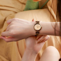 聚利时手表女正品纤细时尚复古镶钻学生女表石英百搭手表925