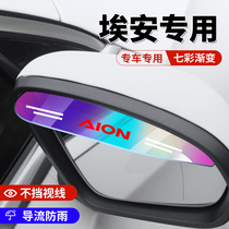 广汽埃安Y汽车PLUS配件Aion用品YPLUS晴雨挡后视镜雨眉改装挡雨板