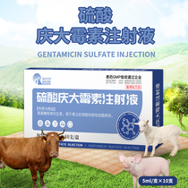 兽用硫酸庆大霉素注射液抗菌抗生素猪药牛羊马犬猫用细菌感染兽药