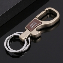 强人带开瓶器钥匙扣多功能男士腰挂汽车钥匙链创意锁匙扣挂件礼品