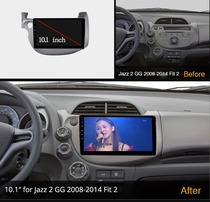 2008 10 12款适用于本田飞度Fit思域CRV大屏安卓中控车载DVD导航