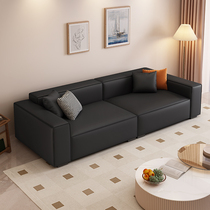 布艺沙发豆腐块沙发极简意式轻奢大小户型客厅家具简约网红沙发