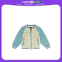 香港直邮潮奢 Versace 范思哲 男童徽标衬垫短夹克童装
