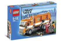 乐高LEGO 城市系列7991垃圾回收车儿童智力拼接玩具收藏
