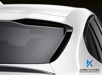 BMW宝马原厂 X4 G02加装X4M F98 碳纤维尾翼 定风翼 PU后侧翼